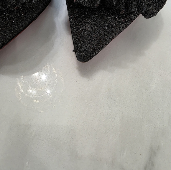 christian louboutin anemosea 85 glitter diams SZ 40 Fits A Size 8 Or 8 1/2 - Picture 9 of 14